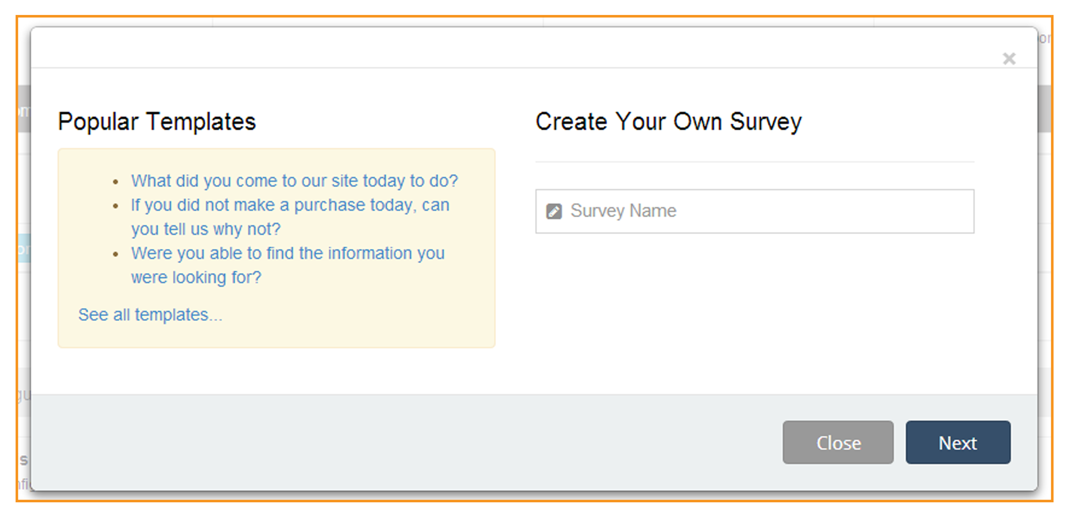 create Qeryz Survey