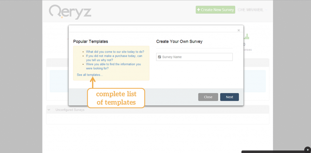 list of qeryz templates