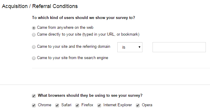 Advanced Targeting Options
