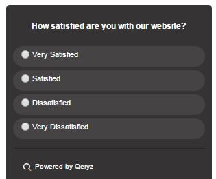How satisfied are you with our website