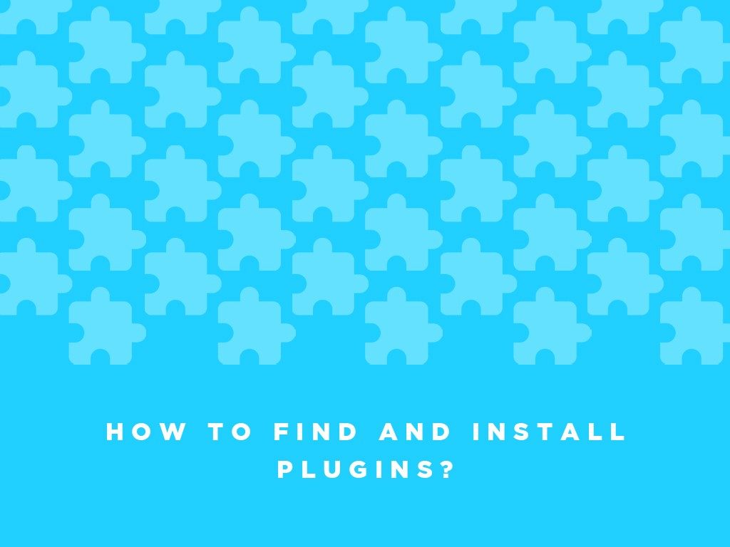 How to find and install plugins?