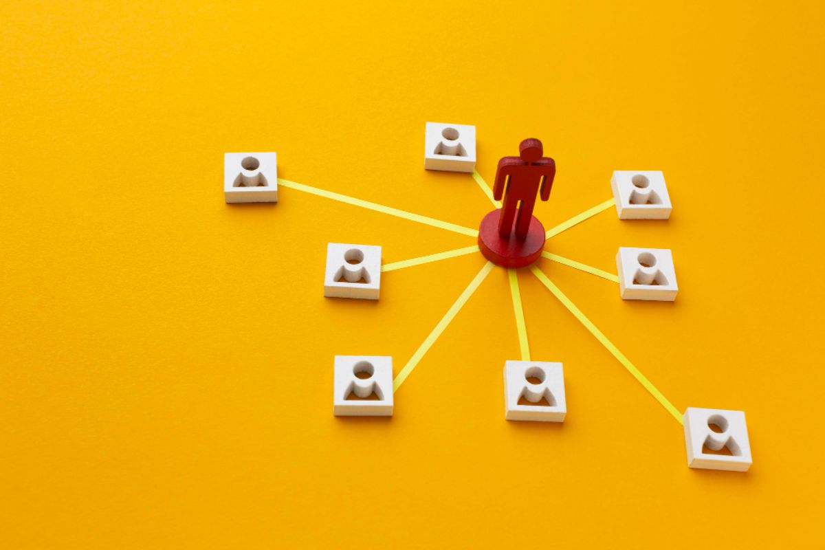 A depiction of how customers can be segmented using blocks